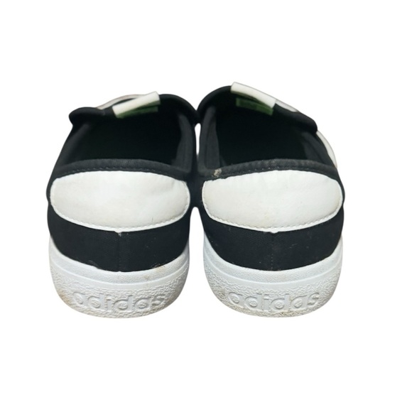 Adidas Black and White Slip-On Shoes comfortable athleisure sneakers - Picture 4 of 9